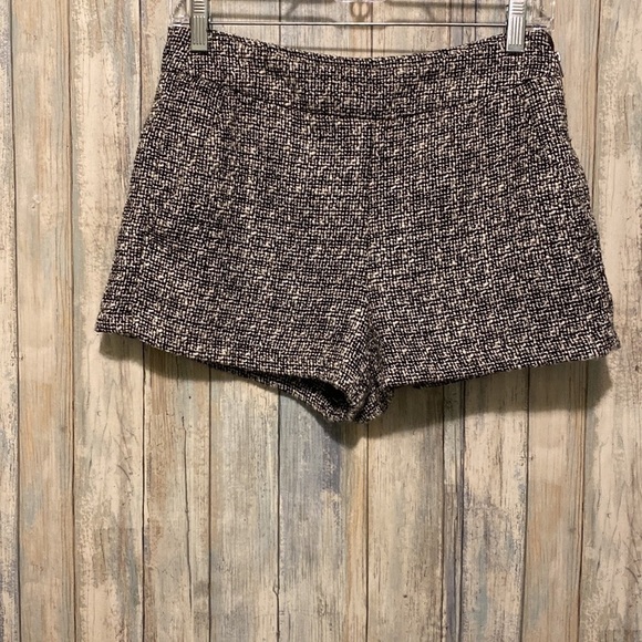 Forever 21 black and white tweed shorts | Size 27 - Picture 9 of 9